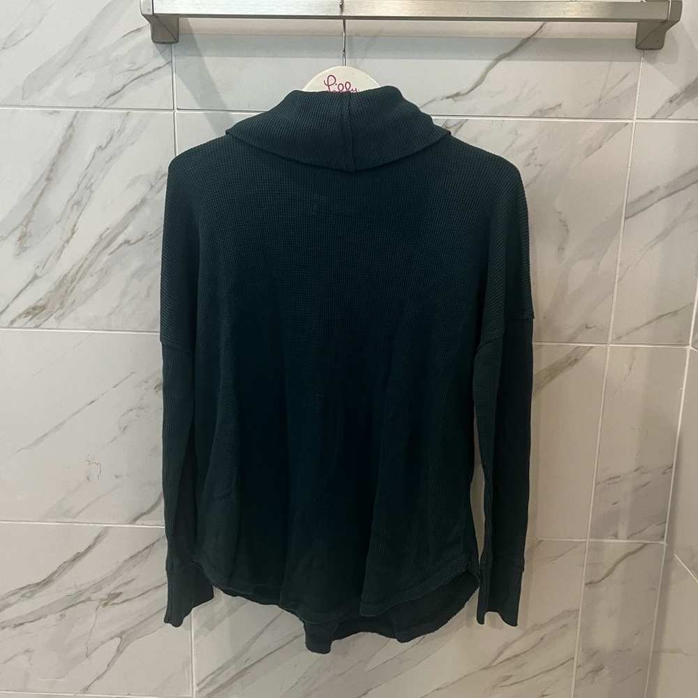 Anthropologie Maeve Ainsley Thermal Turtleneck top - Picture 4 of 6
